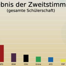 So haben unserer Schüler:innen bei denJuniorwahlen zur Bundestagswahl 2025 abgestimmt So haben unserer Schüler:innen bei denJuniorwahlen zur Bundestagswahl 2025 abgestimmt